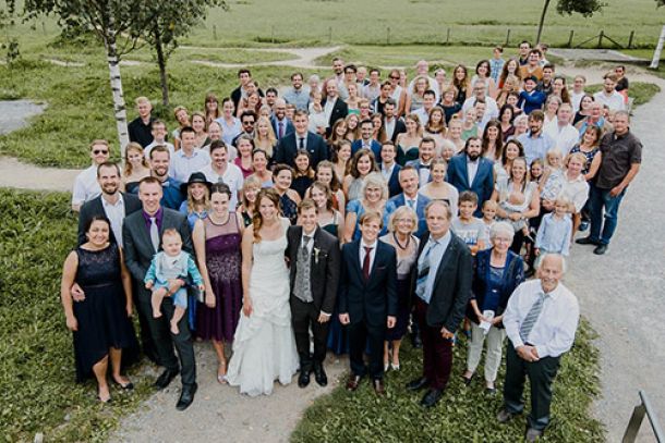 Hochzeit Gruppenfoto